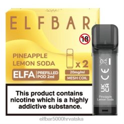 ELFBAR ELFA unaprijed napunjena mahuna (2 pakiranja) ananas limun soda 0PZ0X134 - Elf Bar Okusi Za Uređaj