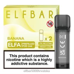 ELFBAR ELFA unaprijed napunjena mahuna (2 pakiranja) banana 0PZ0X105 - Elf Bar S Filterom