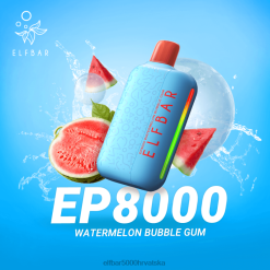 ELFBAR EP8000 jednokratni vape žvakaća guma od lubenice 0PZ0X307 - Elf Bar Uređaj Okusi