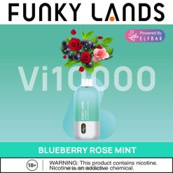 ELFBAR Funky Lands Vi10000 jednokratni vape borovnica ruža menta 0PZ0X391 - Elf Bar Hrvatska