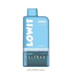 ELFBAR LOWIT 5500 komplet unaprijed napunjenih mahuna plava malina 0PZ0X362 - Elf Bar Okusi