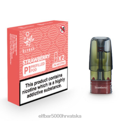 ELFBAR Mate 500 P1 prethodno napunjene mahune (2 pakiranja) jagoda 0PZ0X146 - Elf Bar Okusi Nastavci