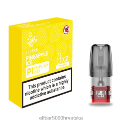 ELFBAR Mate 500 P1 prethodno napunjene mahune (2 pakiranja) led od ananasa 0PZ0X151 - Elf Bar Hrvatska