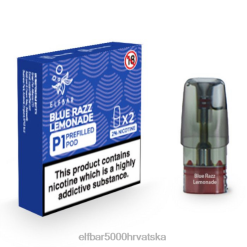 ELFBAR Mate 500 P1 prethodno napunjene mahune (2 pakiranja) plava razz limunada 0PZ0X154 - Elf Bar Okusi Za Uređaj