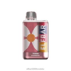 ELFBAR TE6000 jednokratni vape jagoda 0PZ0X322 - Elf Bar Okusi