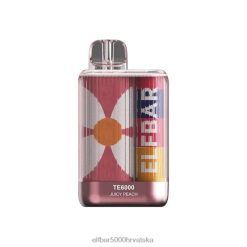 ELFBAR TE6000 jednokratni vape sočna breskva 0PZ0X325 - Elf Bar S Filterom